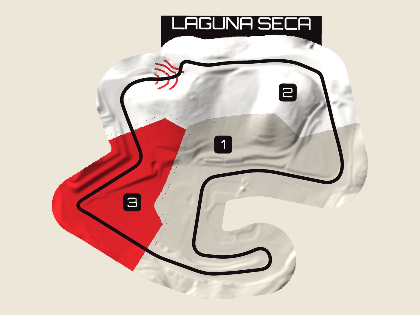 Laguna Seca, the exported model